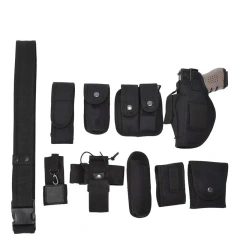 Tactical Multifunctional Security Belts Outdoor Training Utility Kit Detachable Duty Belt with Pouch Set Modular Equipment  Waterproof multifunctional Wear-resistant Adjustable Training durable Fully Adjustable sports Canvas Web Belt