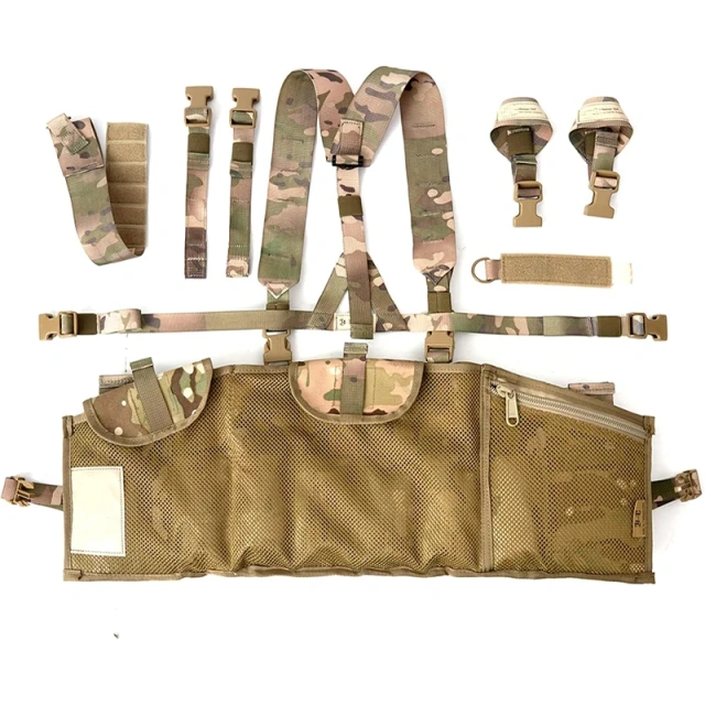 Top Selling Tactical Gear Training Chest Rig High Quality Tactical Rig for Chest Training Vest with Straps Wholesale Tactical Chest Rig with Multi-Pockets High Quality Tactical MOLLE Vest Tactical Micro Chest Rig