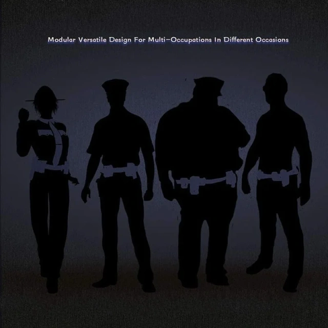 Adjustable Security Duty Equipment Duty Belt High Quality Tactical Equipment System Set Tactic Waist Belt Modular Equipment  Outdoor Mountaineering Adjustable Heavy Duty Tactical Belt for Daily Commuting Hunting Training sport enthusiasts Utility Belt