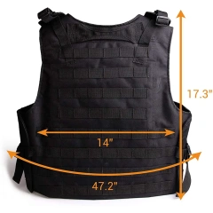 Durable Wholesale Tactical Training Vest High Quality Breathable Hunting Vest for Outdoor Adjustable Tactical Vest  Polyester Adjustable Sports Vest 600D Encryption Lightweight Assault Vest  Games Training