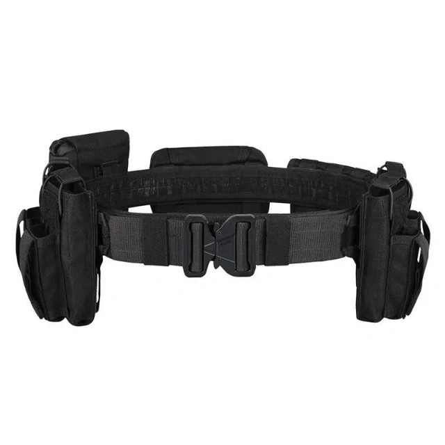 Outdoor Wear-resistant Nylon Detachable Adjustable Multi-Function Set Nylon Waist Seal for Men and Women Tactical Belt  Wear-resistant Lightweight Sports Training Men's Adjustable Training Tactical Belt Heavy Duty Buckle Belt