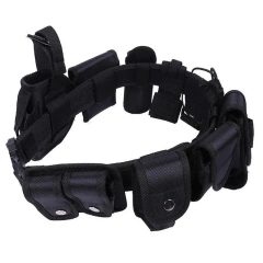 Quick-release Buckle Multifunctional Duty Belt Adjustable Tactical Lumbar Support Utility Belts Casual Duty Waist Cover  Durable Sports Men Wear-resistant Adjustable Training Hiking Hunting Tactical Stretch Web Nylon Belt