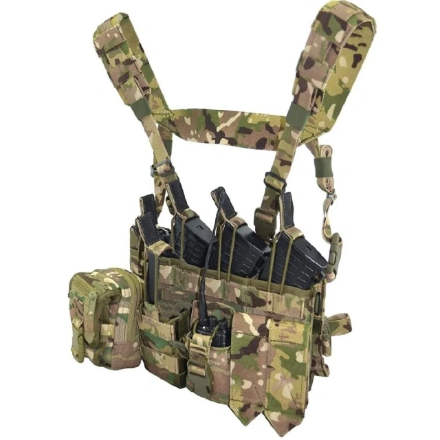 Adjustable Breathable Training Chest Rig Vest  Children Camouflage Vest Wear Kid Durable Portable Children Game Entertainment Outdoor vest  Training Low Profile Vest Durable Waterproof multifunctional Vest