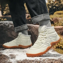 Fashionable Men Women Tactical Winter Thermal Athletic wear-resistant Minimalist Sneakers Snow multifunctional Oxford Boots Fashionable Warm Snow Boots Men's Plush Lace-Up Winter Boot Comfort Platform Outdoor Wear-resistant Tactical Oxford Boots