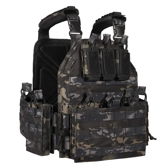 Wholesale High Quality Wear-resistant Durable Training Vest Breathable Tactical Vest for Men Outdoor Training Hunting Vest Training Vest and Chest Rig Training Chest Rig stab-proof for outdoors Breathable Paintball Training Hiking Vest