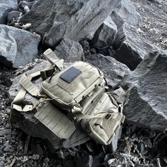 Tactical Chest Rig Multifunctional Adjustable Tactical Vest with Mag Pouches Outdoor Camouflage Chest Rig Tactical Micro Chest Rig with Magazine Holder Tactics Security Vest Outdoor Tactics Chest Rig
