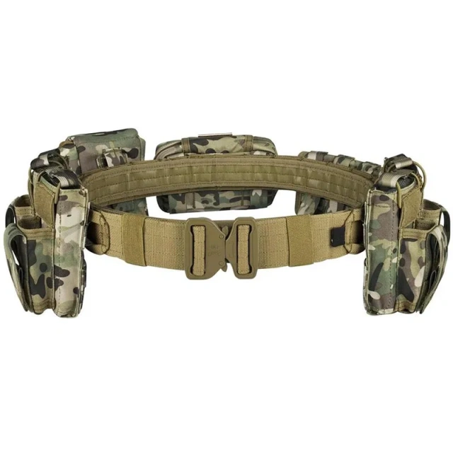 Wholesale Lightweight Mountain Climbing Tactical Belt Adjustable Durable Utility Nylon Tactical Duty Belt with Mag Pouch Bag  High Quality Adjustable Training Tactical Sports Belts Durable Men Nylon Web Belt Heavy Duty Metal Buckle