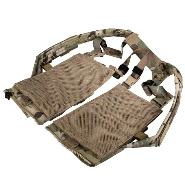 Lightweight Tactical Gear Vest Protective Tactical Chest Rig Tactical Chest Rig With Mag Pouch MOLLE Hunting Vest Hot Selling Camouflage Chest Rig Harness with Pouch Magazine Camouflage Molle Chest Rigs Hunting Tactical Chest Vest
