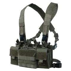 Training Equipment Tactical Vest Multi-function Tactical MOLLE Chest Rigs with Pouch Utility Tactical Vest Chest Rig Multifunctional Tactical Chest Rig Vests Adjustable Tactical Vest with Mag Pouches Tactical Chest Mini Rig for Outdoor