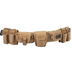 Adjustable Modular Equipment High Density Material Tactical Belts for Men Tactical Heavy Duty Belts Utility Belt with Pouches  Adjustable Durable Training Sports Training Ratchet Belts Buckle Double-sided Nylon Strap Belts