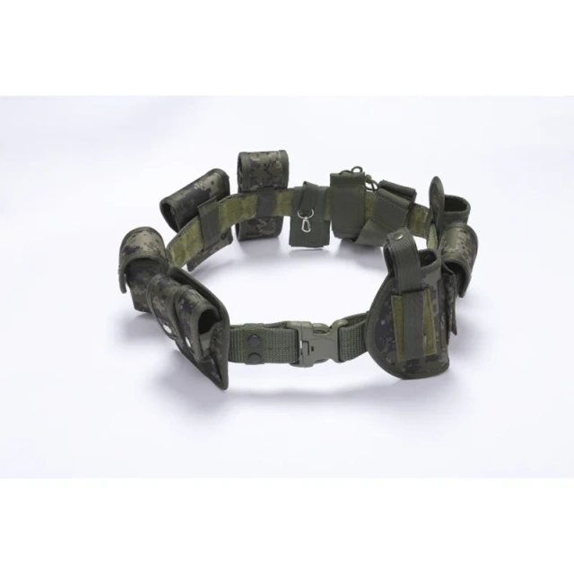 Lightweight High-quality Training Camouflage Multifunctional Belt Sports Training Camouflage Waist Belt  Adjustable Modular Equipment high density Material Tactical Belts for Men Tactical Heavy Duty Belts Utility Belt with Pouches