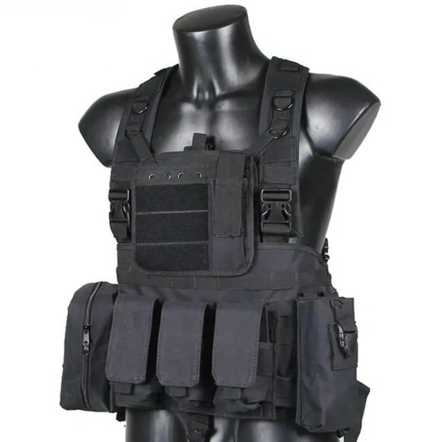 Good Quality Micro Tactical Chest Rig Multi-function Tactical Chest Rig Vest Outdoor Camouflage Harness Chest Rig  military Outdoor Tactical Vest Rig Pack Camouflage Tactical Chest Backpack Heavy Duty Tactical Rig for Chest