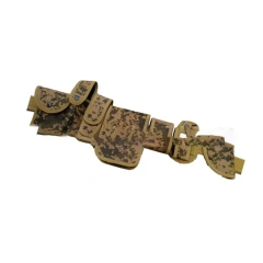 Wear-resistant Camouflage Nylon Oxford Cloth Plastic Buckle Multifunctional Security Belt for Duty Training Belt  Outdoor Multifunctional Security Duty Equipment Quick-release Buckle Detachable Tactical Belt with Accessories Duty Belts