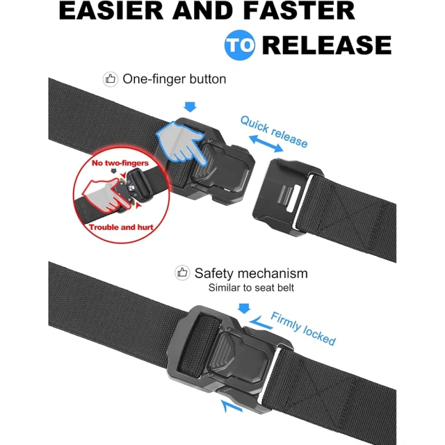 Durable Tactical Belt Rigger Nylon Web Work Belt with Quick Release Heavy Duty Buckle Tactical Belt  Wholesale High Duty Outdoor Durable multifunctional Tactical Belt Breathable Duty Belt Quick Release Adjustable Utility Belt