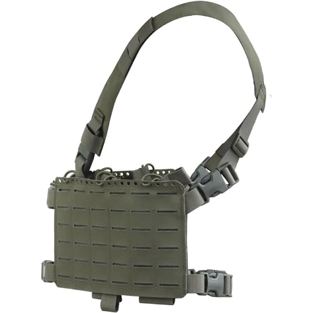 Customized Tactical Chest Rig MOLLE Mag Pouch Radio GP Bag Camouflage Tactical Chest Rig Vest for Outdoor Outdoor Sports Gear Tactical Chest Rig Multi-Functional Tactical Vest ACU Tactical Chest Rig Pouch with Strap