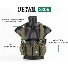 Wholesale Outdoors Tactical Vest for Training Breathable Training Hunting Vest High Quality Tactical Training Vest  Easy Chest Vest Training Paintball outdoors Breathable Vest Use Independently or Disassembled