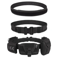 Multifunctional Tactical Waist Bag Outdoor Climbing Storage Hiking Hunting Tactical Pouch Unloading Training Belt Pocket Bag  Hot selling Breathable Wear-resistant sports Tactical Duty Belts sports Casual Outdoor Nylon Webbing Belt