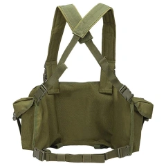 Soft Tactical Molle Chest Rigs Multifunctional Tactical Rig Harness Bag Vest for Training Outdoor Camouflage Chest Rig Best Selling Tactical Style Chest Rig Heavy Duty Tactical Molle Rig Vest Camouflage Tactical Rig for Chest