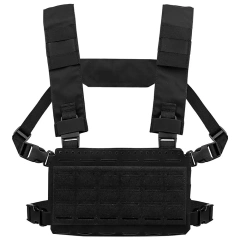 Customized Tactical Equipment Chest Rig Heavy Duty Tactical Micro Chest Rig with Pouch Tactical Plate Carrier Vest Wholesale Tactical Carrier Chest Rig with Pouches Tactical Micro Chest Rig Plate Carrier Vest Tactical Style Chest Rig