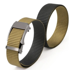 Training Durable Sports Fashionable Nylon Ratchet Belts Men Web Tactical Belt with Automatic Click Buckle Belt  Custom Pockets sport enthusiasts Modular Equipment Gear Hunting Waist Security Tactical Belt Durable Duty Utility Waist Belt