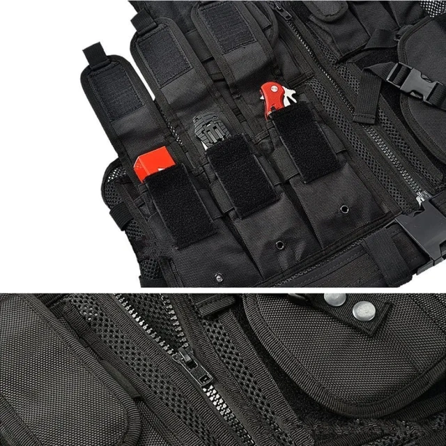 Wholesale High Quality Durable Waterproof Training Vest for Men Multifunctional Tactical Vest Hunting Training Vest   Adjustable Training durable outdoors security Sports Training vest Children's Training Vest