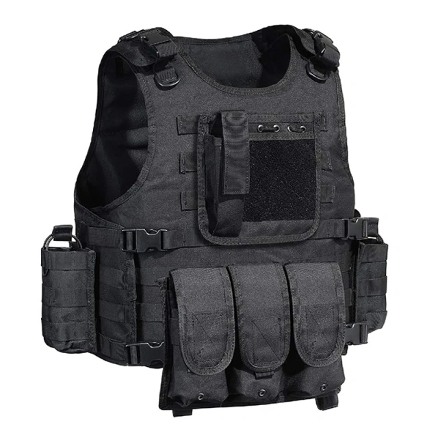 Hot Selling Fashion Waterproof Tactical Vest Adjustable Assault Training Vest for Outdoors Breathable Tactical Vest high-quality durable Training Vest Polyester Oxford Hunting Fishing Cross Draw Vest Training