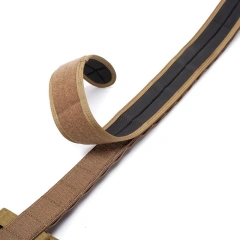 Multi-functional Camping and Everyday Use Security Duty Equipment Tactic Waist  Tactical Belt Duty Utility Waist Belts  Fashionable Modular Equipment Security Utility Tactical Belt with Components Pouches Bags Holster for Security Hunting