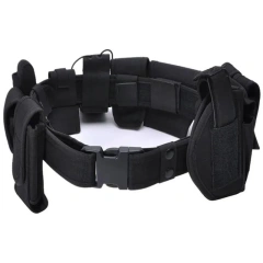 Outdoor Tactical Multi-functional Waist Belt Practical Mission Waist Support Bag Hunting Training Equipment Tactic Waist Belt  Wear-resistant Lightweight Men's Tactical Belt Heavy Duty Webbing Adjustable Nylon Belts with Metal Buckle