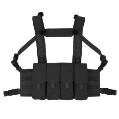 Customized Tactical Chest Rig Outdoor Camouflage Carrier Chest Rig High Quality Tactical Hunting Chest Rig Vest military High Quality Tactical Chest Vest Rig Tactical Vest with Multi-pockets Outdoor Training Hunting Vest