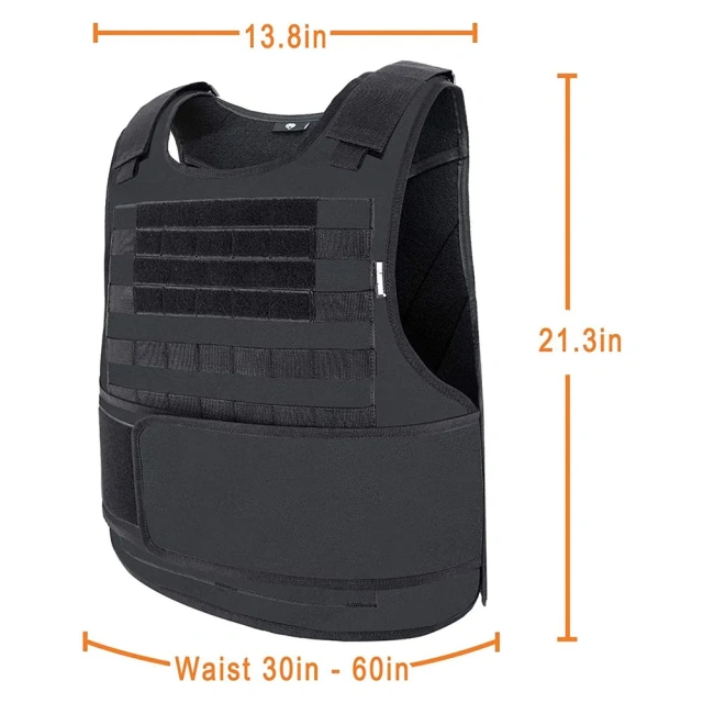 High Quality Training Vest Adjustable Training Vest Outdoors Breathable Durable Assault Training Tactical Vest  Low Profile Training Vest fashion waterproof multifunctional Wear-resistant Sports Training equipment security vest