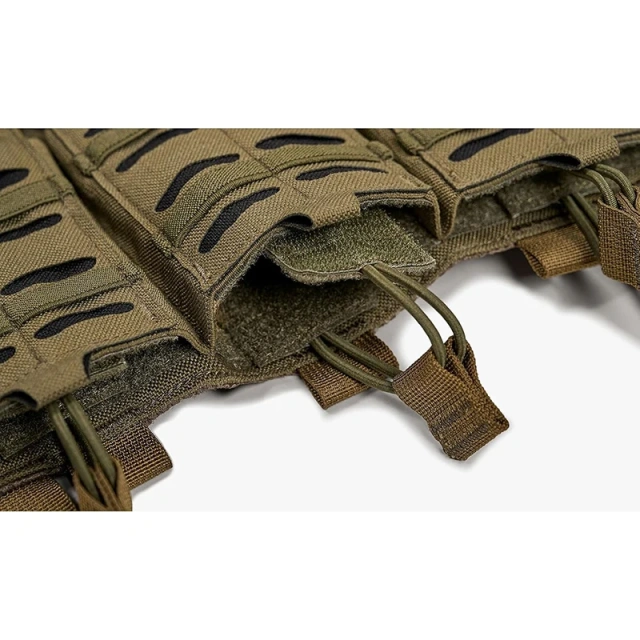Tactical Chest Rig Vest Durable Tactical Safety Vest Chest Rig Adjustable Tactical  Vest Chest Rig with Belly Pouch Hot Selling Tactical Gears Chest Vest Lightweight Elastic Tactical Rig for Training Hunting Tactical Chest Rig