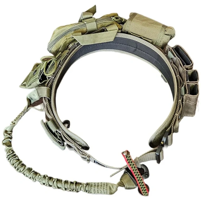 Modular Equipment Sport Enthusiasts Adjustable Tactical Belt Camping and Everyday Use Duty Practical Training Utility Waist Belt  Wear-resistant Tactical Elastic Belts Men Quick Release Magnetic Buckle Stretch Webbing Heavy Duty Work Golf Belt