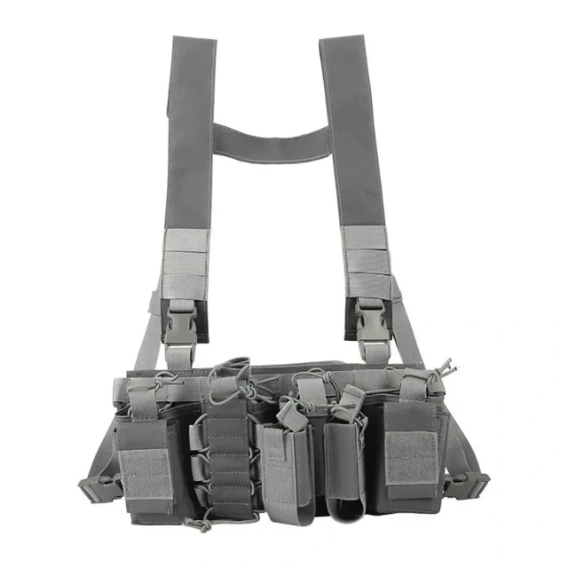 Wholesale Outdoor Tactical Harness Chest Rig High Quality Training Vest Chest Rig Utility Tactical Rig Pouch for Chest military Tactical Chest Harness Vest Rig Good Quality Tactical Chest Pack Pouch Universal Tactical Chest Rig