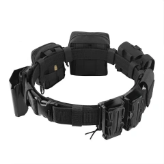 Comfort Mountaineering Sport Enthusiasts Tactical Duty Belt Practical Outer Belt Keepers High Density Material Hunting Gear  Training equipment Quick Release Tactical Belts Work Nylon Web Hiking Belt with Heavy Duty Seat belt Buckle