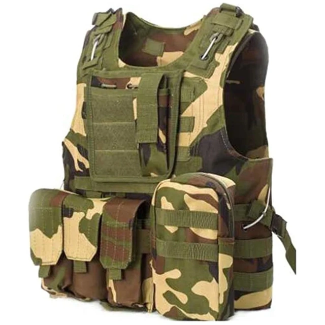 Hot Selling Multifunctional Hunting Vest Wear-Resistant Tactical Vest for Outdoors Breathable Training Hunting Vest Training outdoors Breathable Vest Adjustable Assault Training Paintball Vest