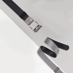 Wear-resistant Lightweight Reversible Ratchet Belt Nylon Web Tactical Work Belt with Automatic Slide Buckle  Adjustable Training Nylon Web Work Rigger Belts with Heavy Duty Quick Release Buckle Tactical Belt