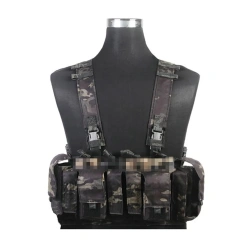 Customized Tactical Chest Rig for Training Hunting Adjusted Hunting Tactical Vest High Quality Tactical Vest Chest Rig Wholesale Tactical Equipment Camouflage Chest Rig Harness Tactical Molle Rig Vest Hunting Tactical Chest Vest