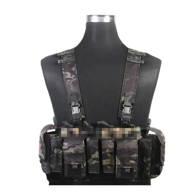 Customized Tactical Chest Rig for Training Hunting Adjusted Hunting Tactical Vest High Quality Tactical Vest Chest Rig Wholesale Tactical Equipment Camouflage Chest Rig Harness Tactical Molle Rig Vest Hunting Tactical Chest Vest
