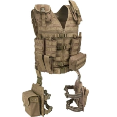 High Quality Durable Adjustable Outdoor Training Wear-resistant Vest Wholesale Thickened Training Multifunctional Vest  Men's Fishing Outdoor Utility Hunting Climbing Training Mesh Removable Vest with Multiple Pockets