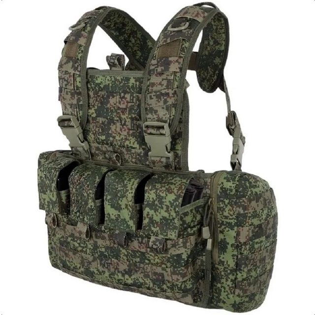 Training Vest Chest Rig  Waterproof multifunctional Vest Quick Release Training Vest with Pouches  Training Chest Rig Vest stab-proof sports Training equipment vest