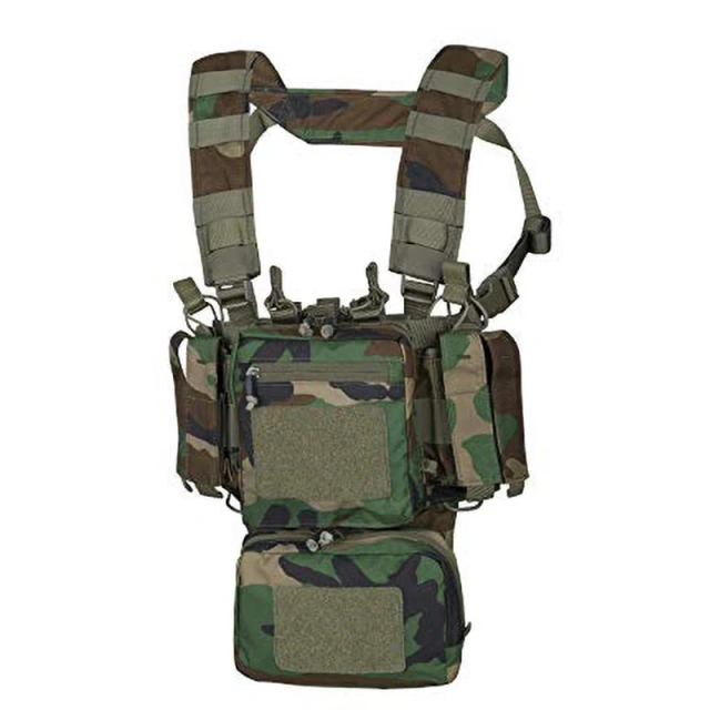Tactical Chest Rig Mag Pouch Vest Tactical Molle Chest Rigs With Mag Pouch Tactical Training Mini Rig Multi-functional Tactical Chest Rig for Tactical Training Quick Release Tactical Chest Rig Vest With Mag Pouches