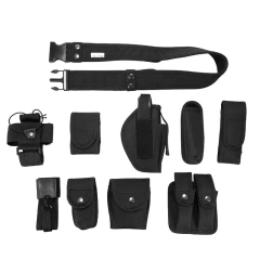 Multifunctional Tactical Security Equipment Duty Utility Kit Belt with Pouches System Holster Outdoor Training Tactical Belt  Durable high-quality Training Wear-resistant Tactical Belt Training durable Riggers Heavy Duty Belt
