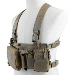 Tactical Gear Chest Rig Camouflage Tactical Hunting Vest with Multi-pockets Good Quality Tactical Chest Vest Rig Tactical Equipment MOLLE Chest Rigs Good Quality Tactical Chest Rig with Pouch Utility Chest Rig for Tactical