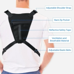 Outdoor Sports Chest Bag for Men Sports Utility Tactical Chest Pack Large Capacity Lightweight Tactical Vest Customized Multi-functional Tactical Pouch Bags Chest Rig Training Tactical Chest Rig Heavy Duty Chest Rig for Tactical