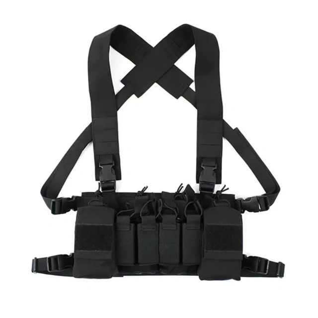 Top Selling Tactical Accessories Camouflage Chest Rig Multipurpose Tactical Chest Rig Outdoor Soft Tactical Chest Rigs military Tactical Chest Rig MOLLE Mag Pouch Radio GP Bag Camouflage Tactical Chest Rig Vest for Outdoor