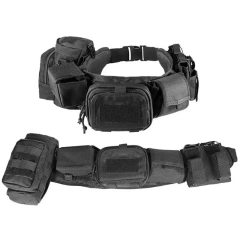 Universal Mountaineering Outdoor Tactical Waist Pack Real Multi-Functional Combination Belt Equipment Tactic Waist Belt  Hot selling Training Wear-resistant Adjustable Canvas Web Belt Wear-resistant Lightweight Tactical Belt
