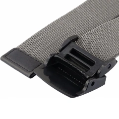 Men's Durable Wear-resistant Adjustable Training Elastic Belt Outdoor Wear-resistant Tactical Duty Web Belt  Lightweight Men High-quality Durable Tactical Belt Adjustable Wear-resistant Nylon Web Belt