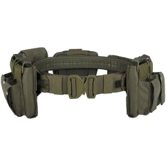 Premium Double Tactical Duty Belt Lightweight and Comfortable Utility Belt With Pouches Multifunctional Tactic Waist Belt  Tactical Belt Duty Belt Set Adjustable Nylon Security Belt Multifunctional Hunting Holster Flashlight Pouch Set