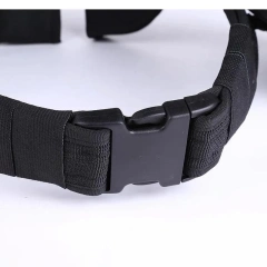 Lightweight Outdoor Sports Gear Equipment Wear-resistant Hunting Tactical Belt with Pouches Sport Enthusiasts Tactic Waist Belt  Premium Training Multifunctional Tactical Waist Belt Wear-resistant Duty Tactical Waist Equipment Outdoor Hunting Girdle Pouch
