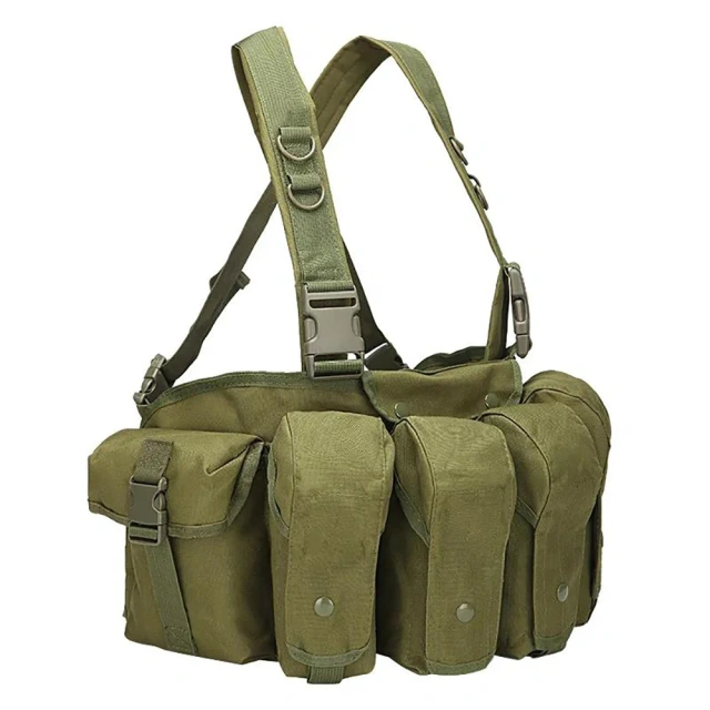 Wholesale Tactical Equipment Vest for Hunting Lightweight Tactical Vest Chest Rig Good Quality Camouflage Chest Rig Tactical Chest Rig Vest Durable Tactical Safety Vest Chest Rig Adjustable Tactical  Vest Chest Rig with Belly Pouch